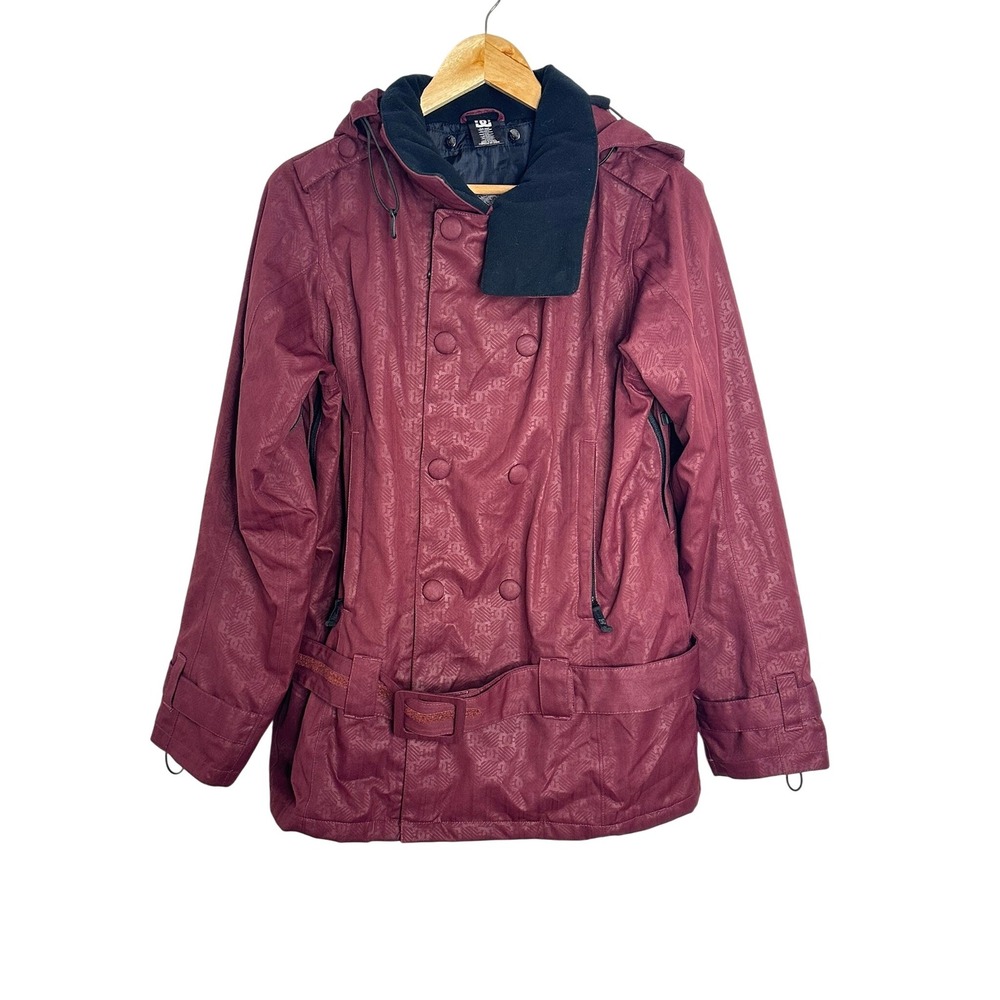 DC Shoes EHOTEX 10000 Waterproof Snowboard Jacket Burgundy Size S‎ Womans